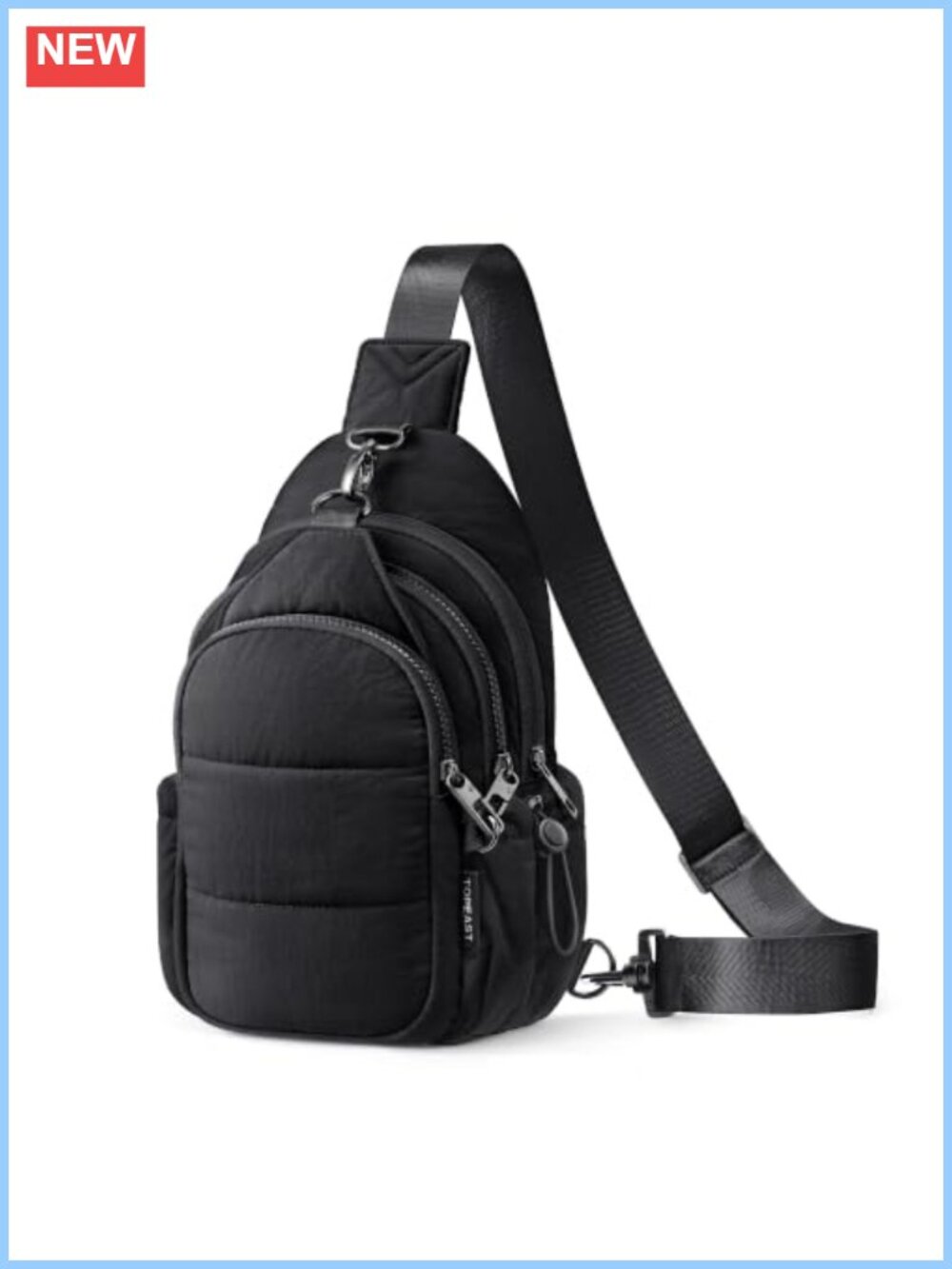 RFID Anti-Theft Crossbody Sling Bag Water-Resistant Travel Purse
